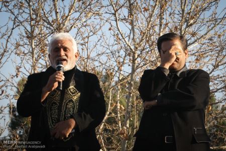 برترین عکس های مراسم داغ چهلم مرتضی پاشایی